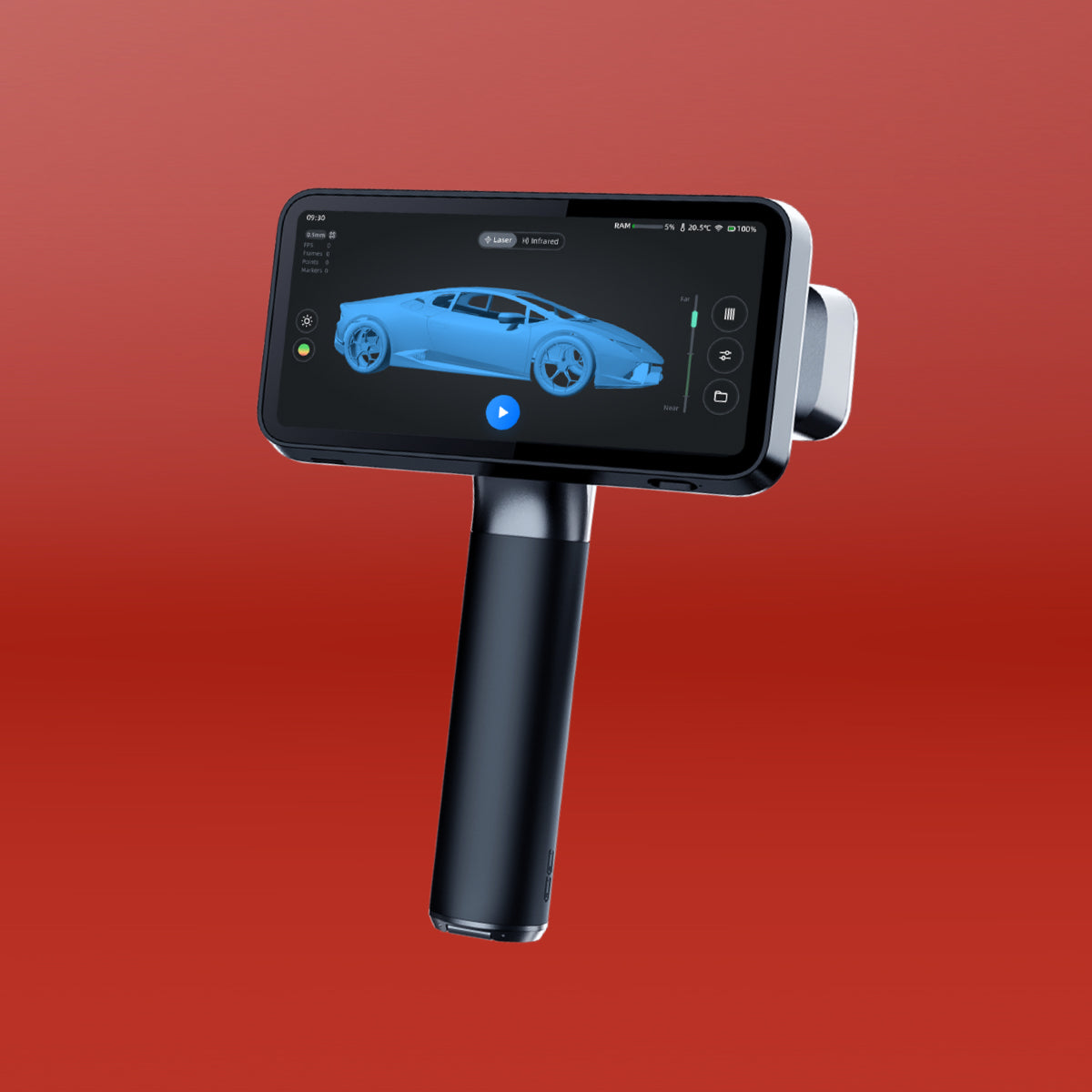 EinScan Rigil | The Tri-Mode Laser 3D scanner
