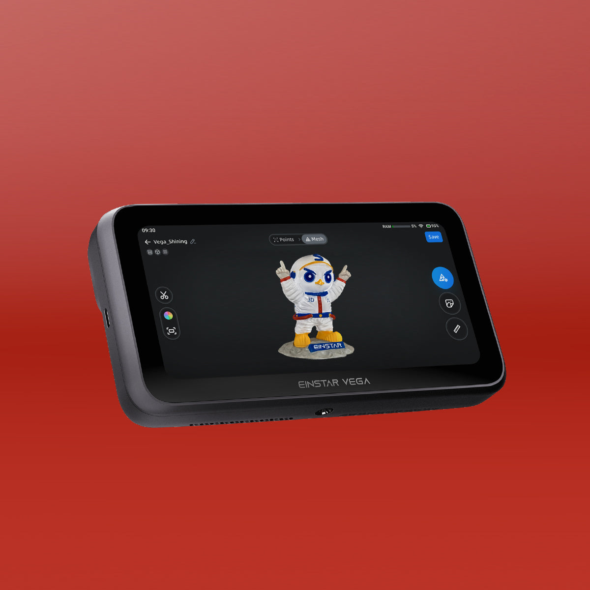 EINSTAR VEGA-Wireless All-In-One 3D Scanner